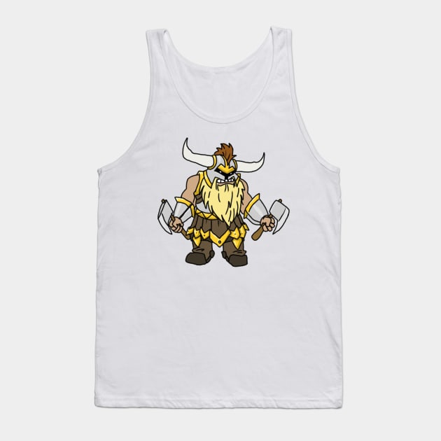 Dwarf Fighter Tank Top by NathanBenich